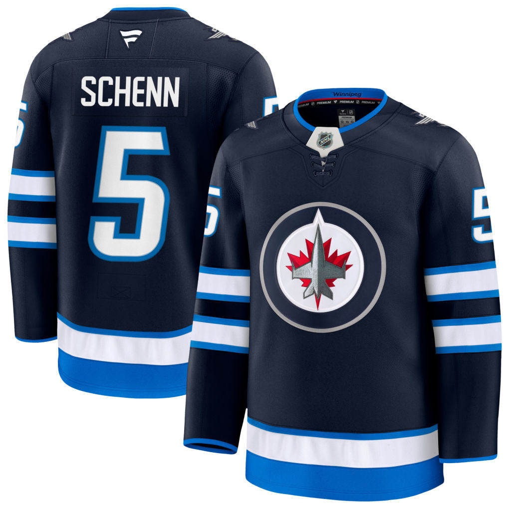 Luke Schenn Winnipeg Jets 2025 Home Premium Jersey - Navy 1 Luke Schenn Winnipeg Jets 2025 Home Premium Jersey - Navy