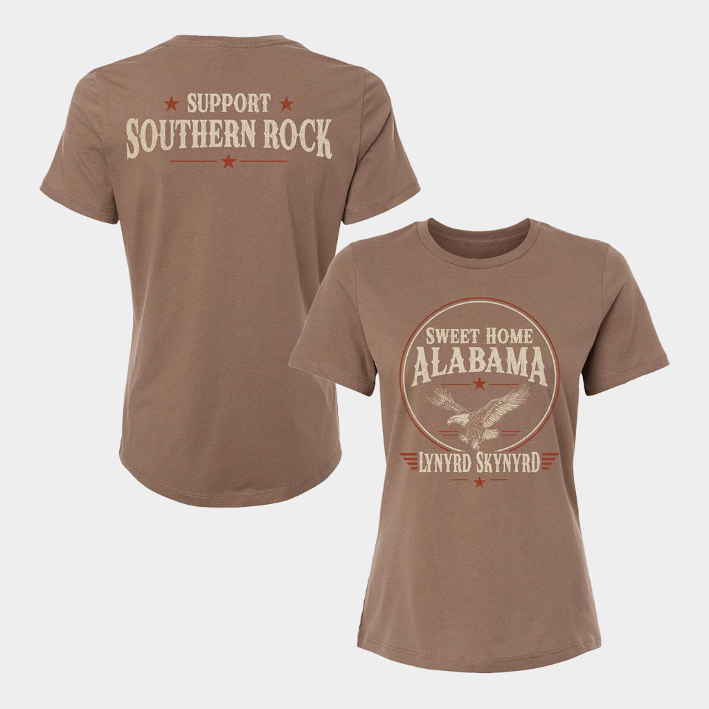 Lynyrd Skynyrd Merch 2026 Bama Bird Vintage T-Shirt Support Southern Rock Shirt Music Fan Gear