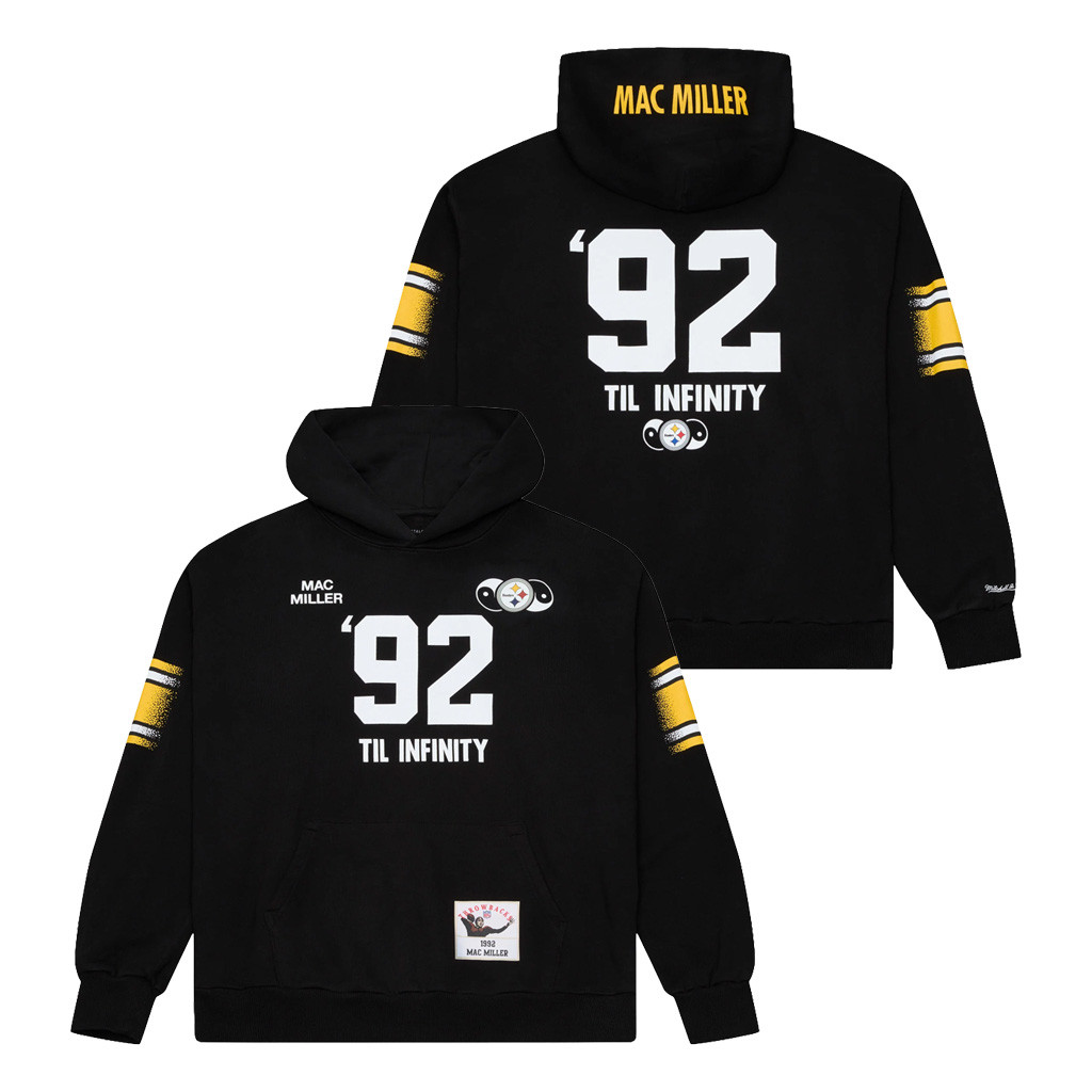 Mac Miller Steelers Merch 2026 Steelers X 92 Til Infinity Hoodie Gift Ideas For Fan
