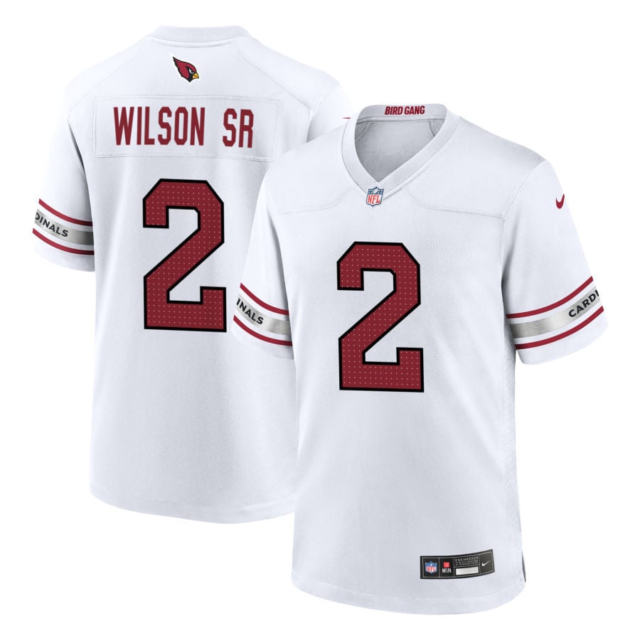 Mack Wilson Sr Arizona Cardinals 2025 Game Jersey - White