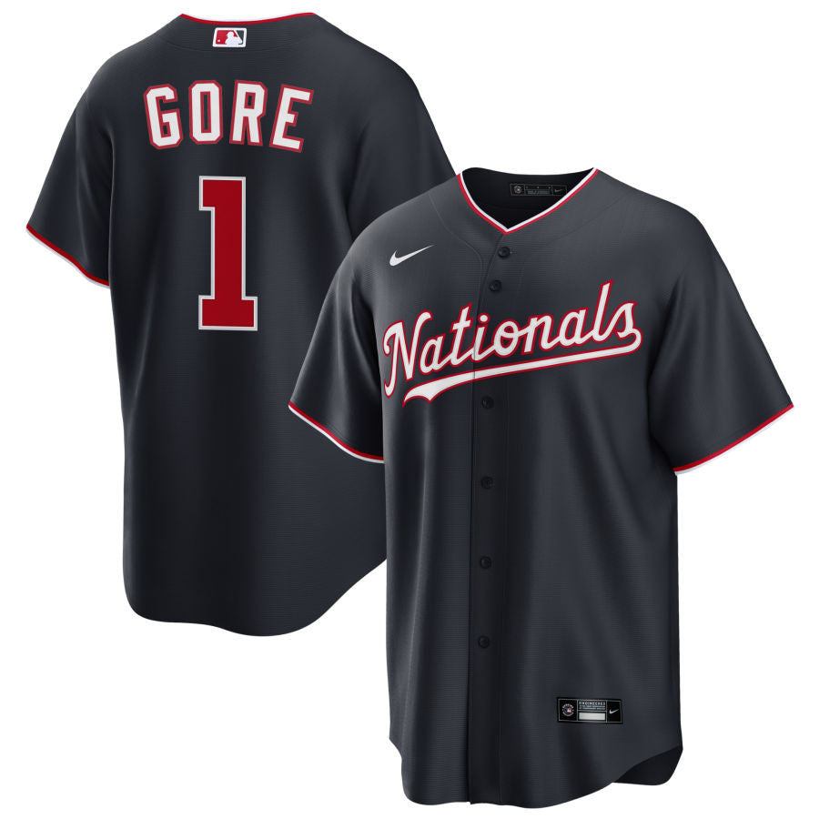 Mackenzie Gore Washington Nationals 2025 Alternate Jersey - Navy