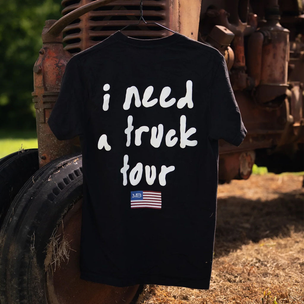 Maddox Batson Merch 2026 MB I Need A Truck Tour T-Shirt Black Gifts For Music Lovers - Image 2
