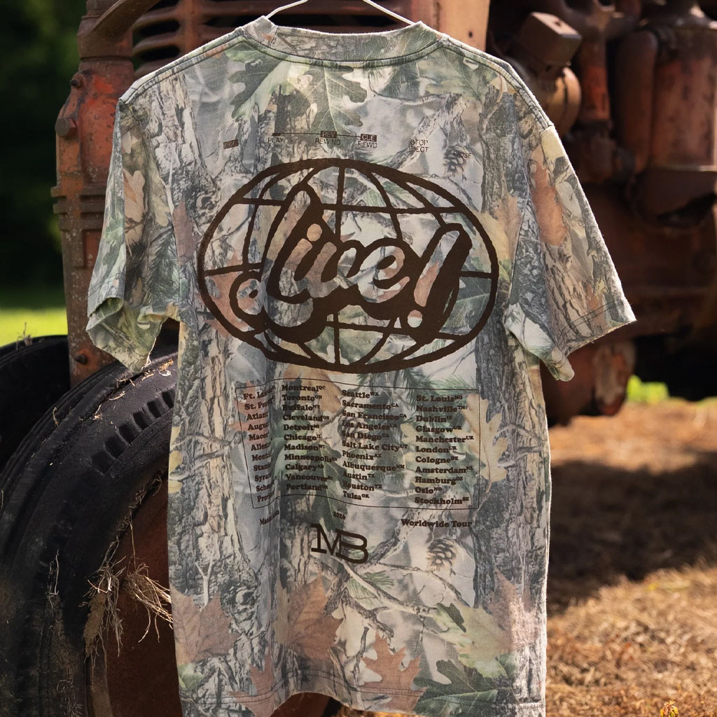 Maddox Batson Merch 2026 MB Live Worldwide Tour Camo T-Shirt Gift Ideas For Music Lovers - Image 2