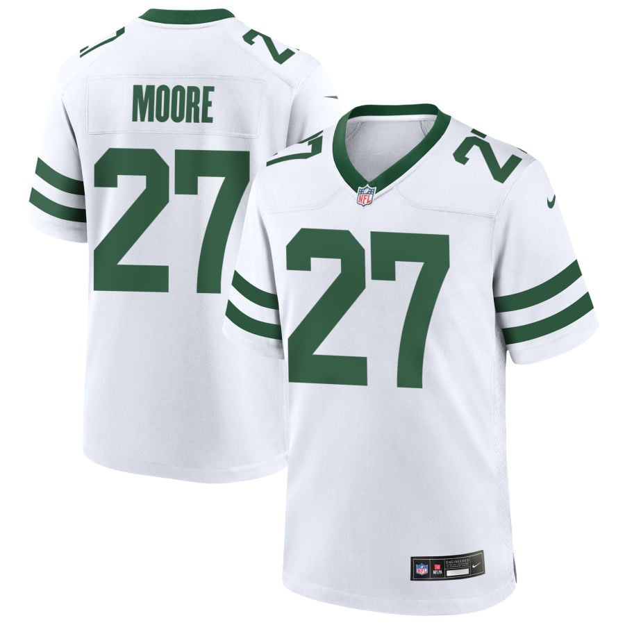 Malachi Moore New York Jets 2025 Game Jersey - Legacy White