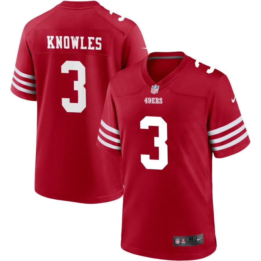 Malik Knowles San Francisco 49ers 2025 Jersey - Scarlet