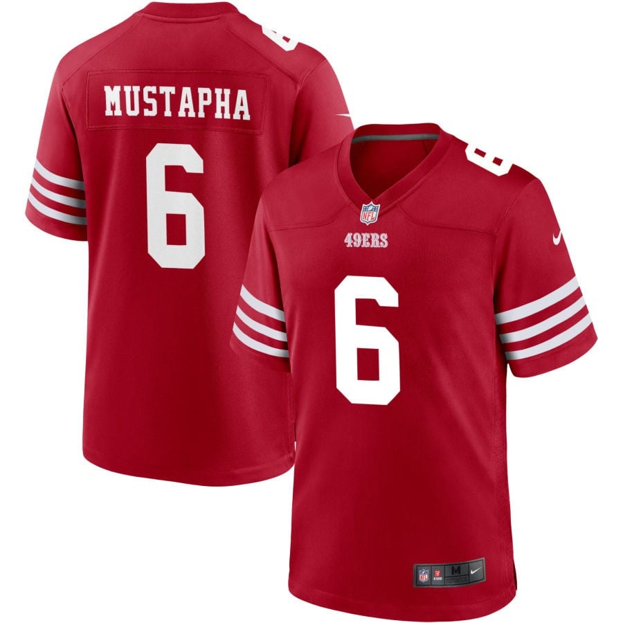 Malik Mustapha San Francisco 49ers 2025 Jersey - Scarlet