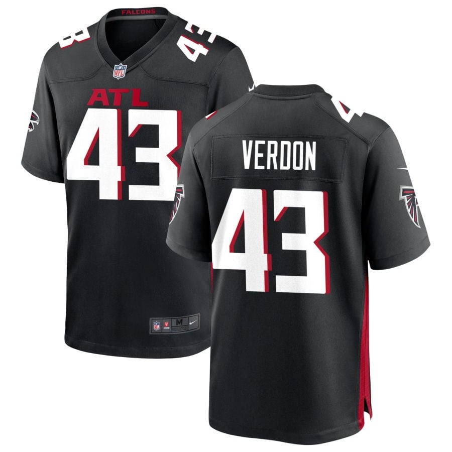 Malik Verdon Atlanta Falcons 2025 Game Jersey - Black