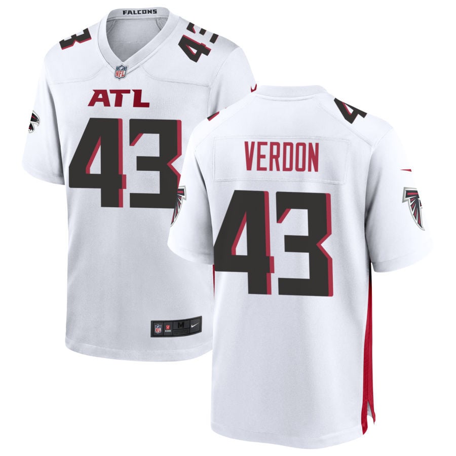 Malik Verdon Atlanta Falcons 2025 Game Jersey - White