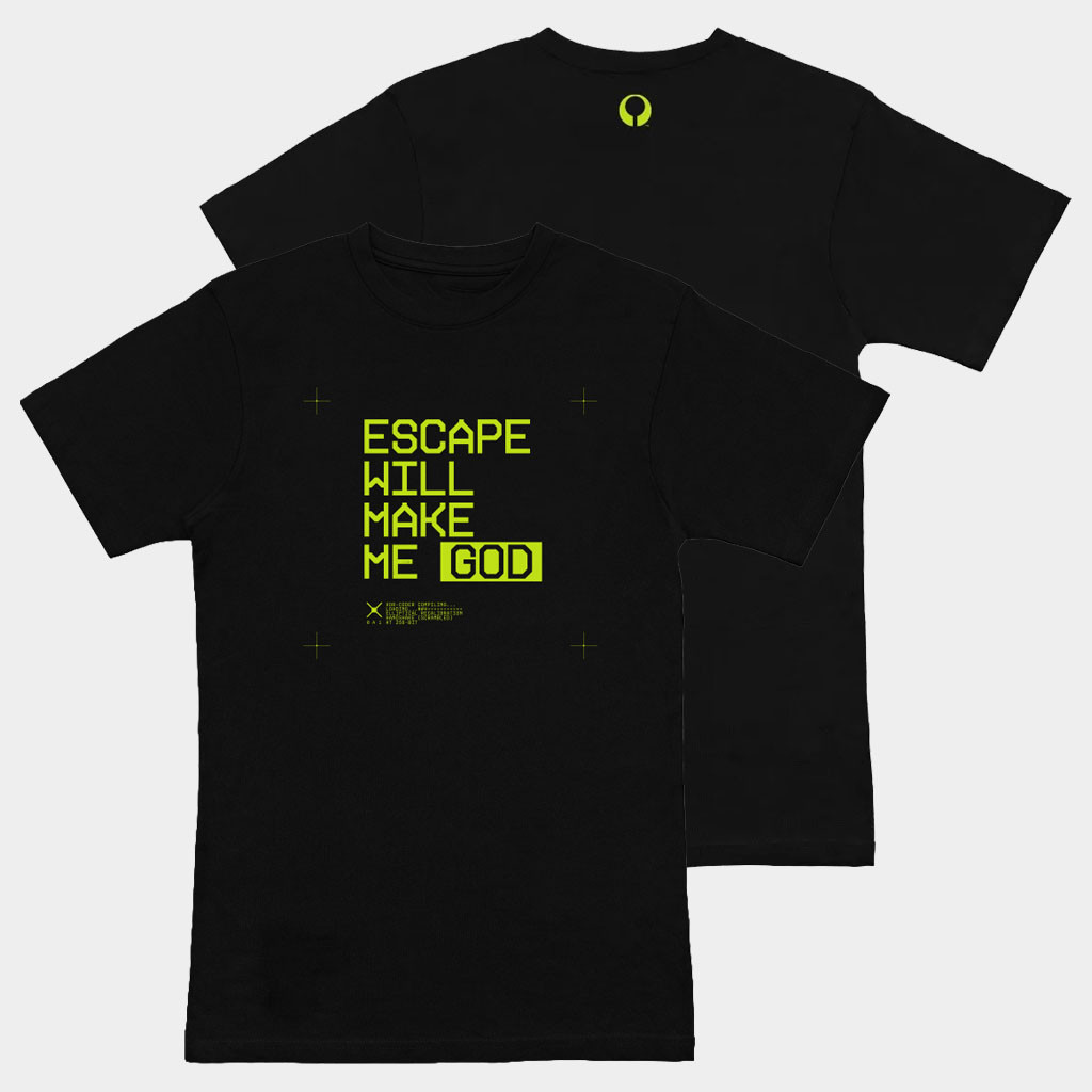 Marathon Merch 2026 Escape Will Make Me God T-Shirt Gifts For Friends