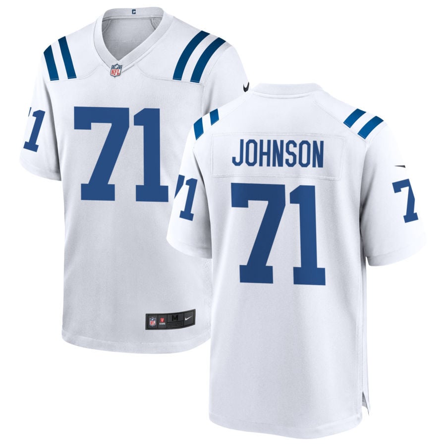 Marcellus Johnson Indianapolis Colts 2025 Game Jersey - White