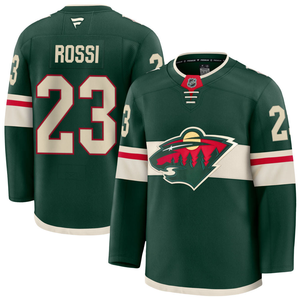 Marco Rossi Minnesota Wild 2025 Home Premium Jersey - Green 1 Marco Rossi Minnesota Wild 2025 Home Premium Jersey - Green