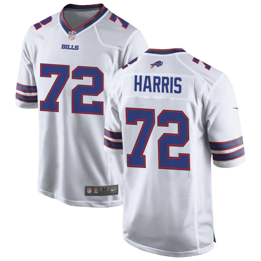 Marcus Harris Buffalo Bills 2025 Game Jersey - White