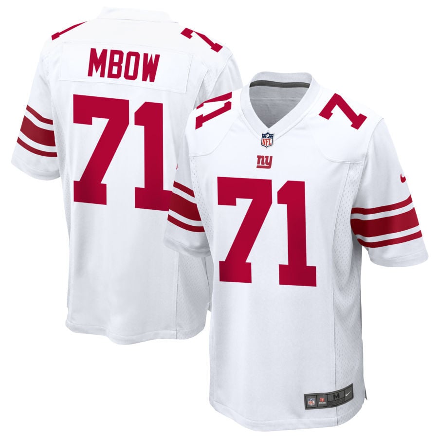 Marcus Mbow New York Giants 2025 Game Jersey - White