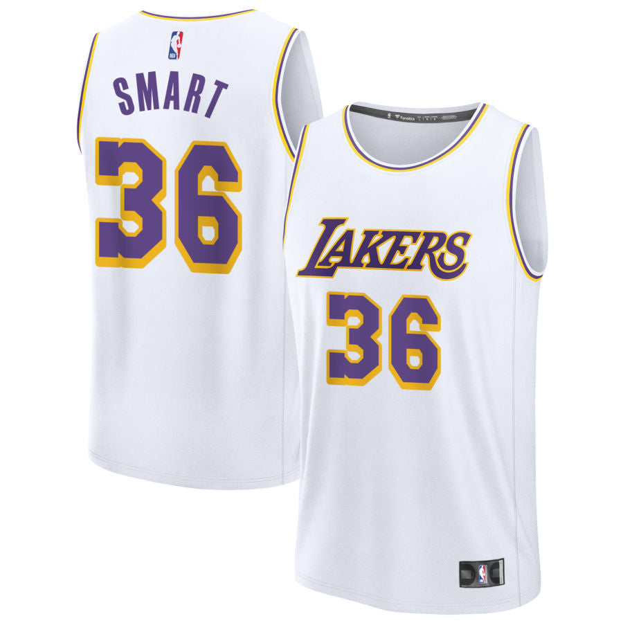 Marcus Smart Los Angeles Lakers 2025 Association Edition Jersey - White