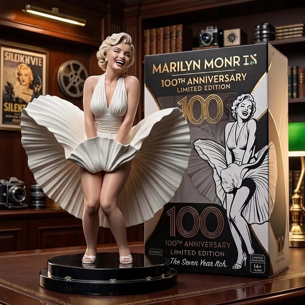Marilyn Monroe 100th Anniversary Acrylic Plaque Marilyn Monroe Merch 2026 Best Gift For Fans