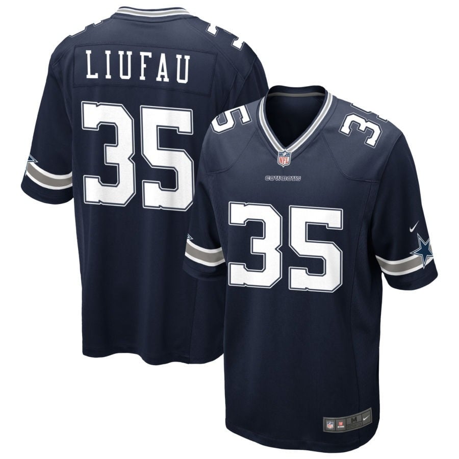 Marist Liufau Dallas Cowboys 2025 Game Jersey - Navy