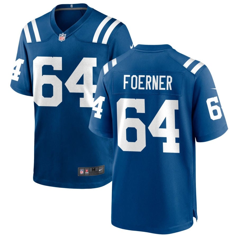 Marshall Foerner Indianapolis Colts 2025 Game Jersey - Royal