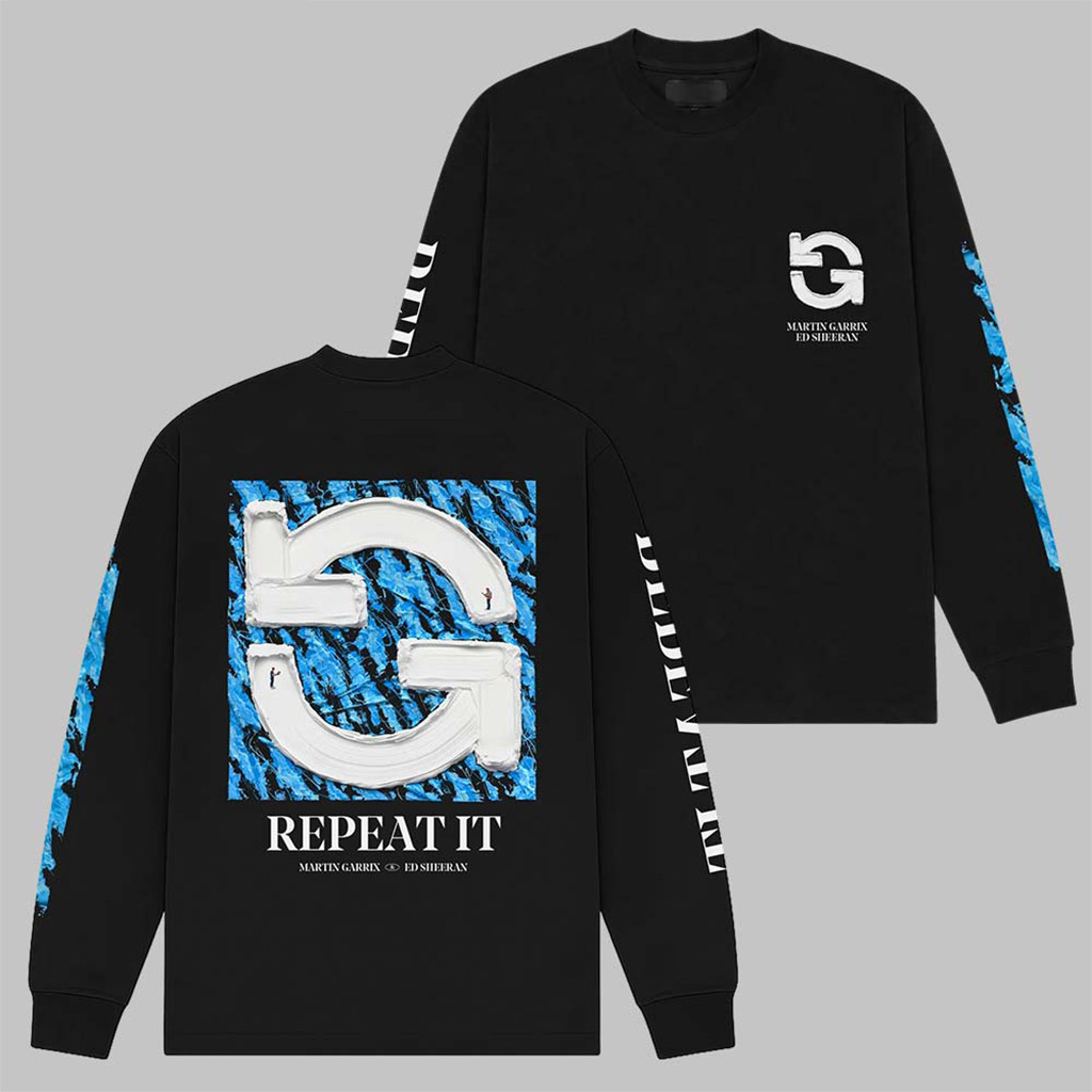 Martin Garrix X Ed Sheeran Repeat It Sweatshirt Martin Garrix Merch Father's Day Gifts For Dad