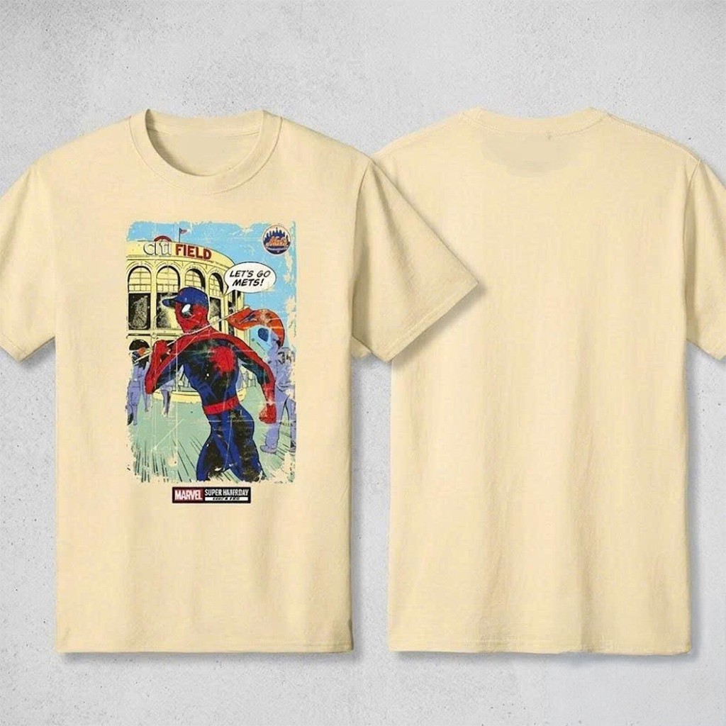 Marvel X New York Mets Spider Man Night 2026 T-Shirt NY Mets Merch Gifts For Baseball Fans