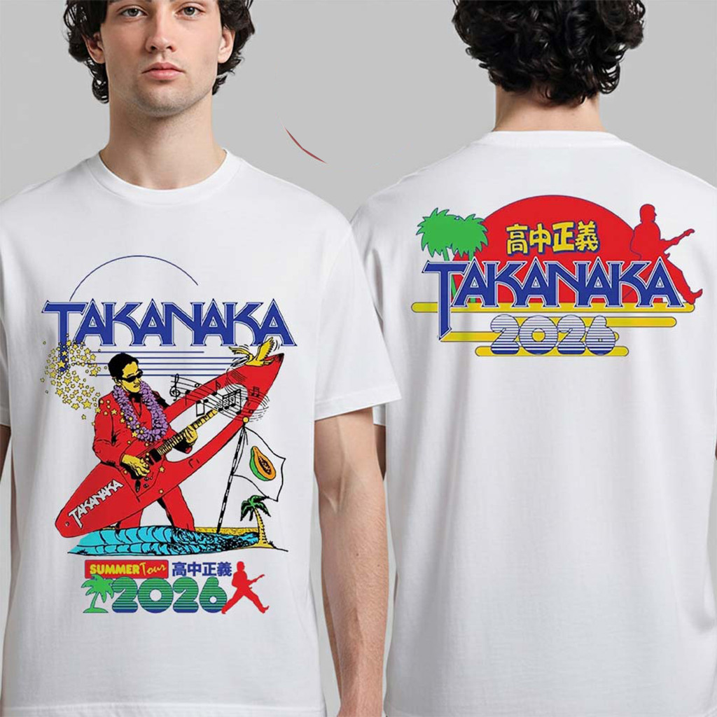 Masayoshi Takanaka Super Takanaka World Live 2026 Summer Tour T-Shirt Masayoshi Takanaka Merch