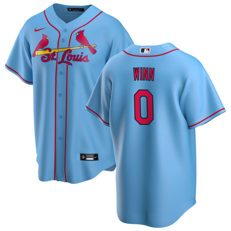 Masyn Winn St. Louis Cardinals 2025 Alternate Jersey - Light Blue