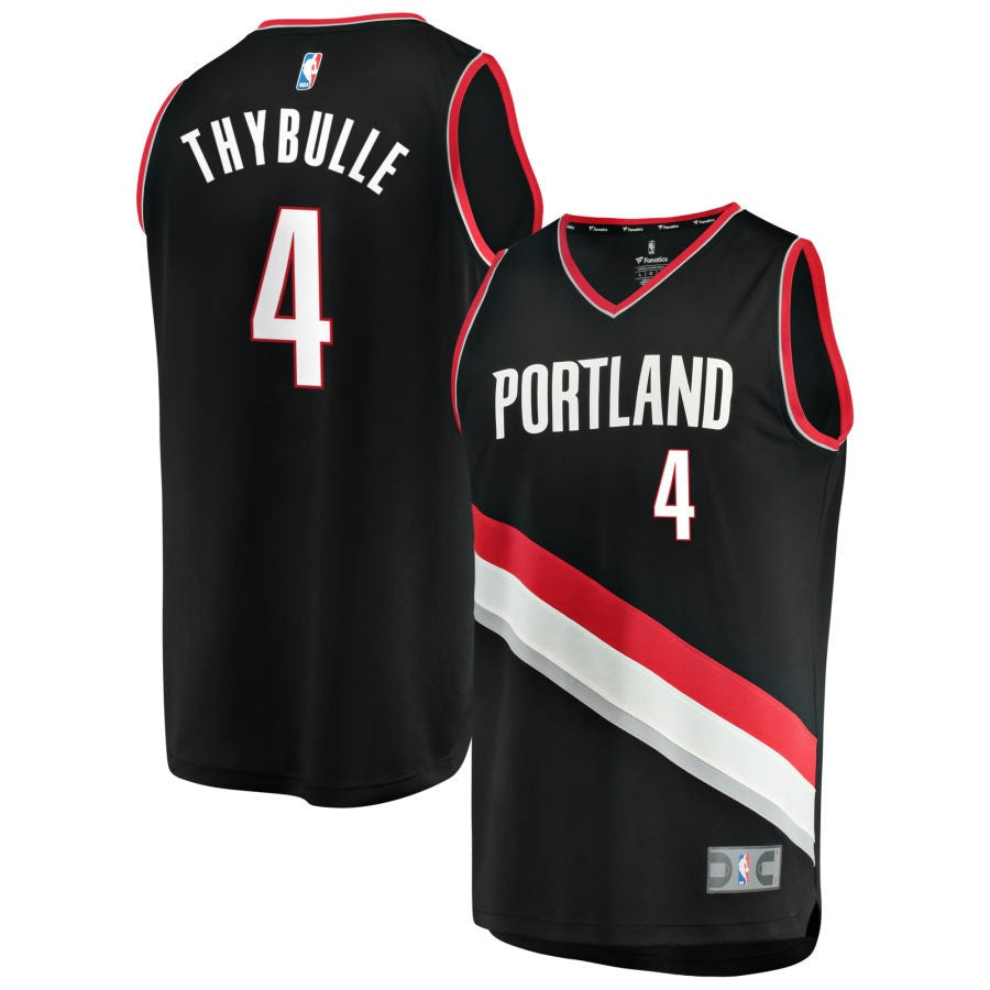 Matisse Thybulle Portland Trail Blazers 2025 Icon Edition Fast Break Jersey - Black
