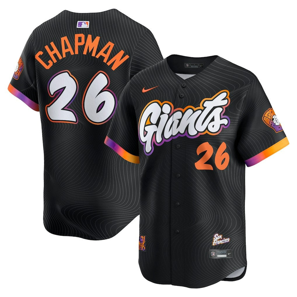 Matt Chapman San Francisco Giants 2025 City Connect Limited Jersey - Anthracite