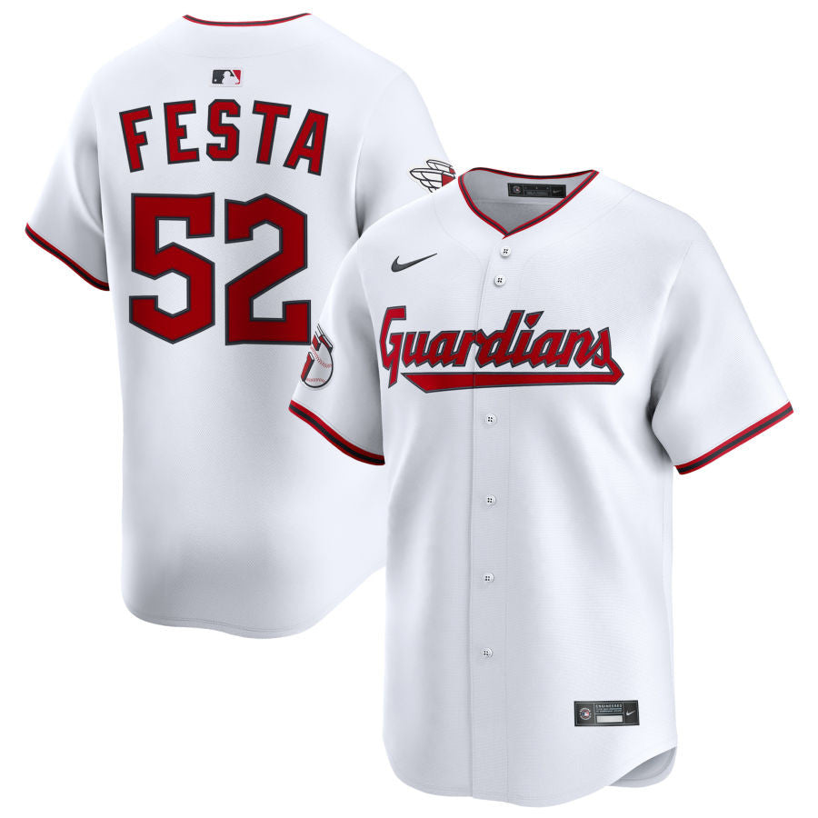 Matt Festa Cleveland Guardians 2025 Home Limited Jersey - White