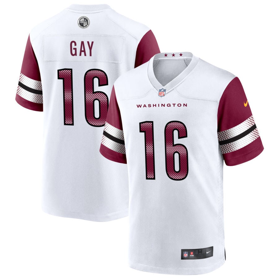 Matt Gay Washington Commanders 2025 Game Player Jersey - White