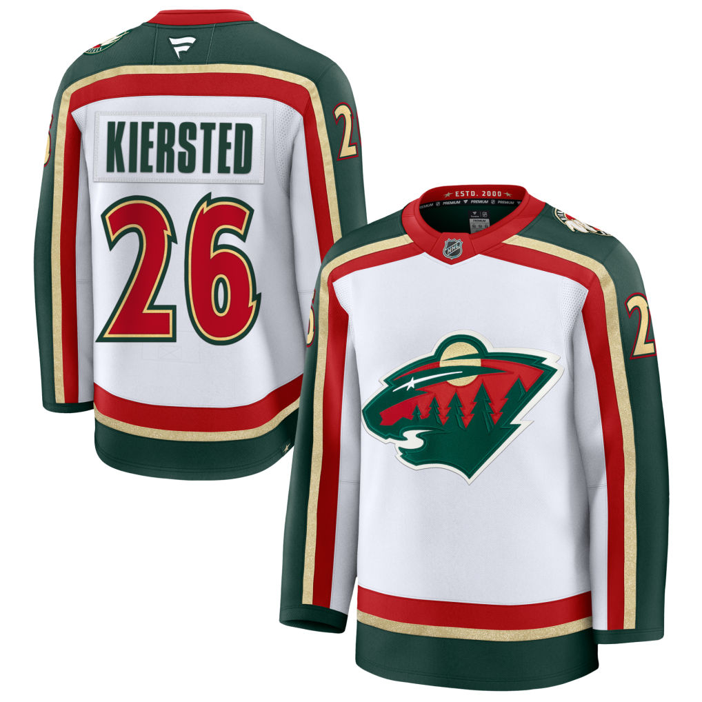 Matt Kiersted Minnesota Wild 25th Anniversary Premium Jersey - White
