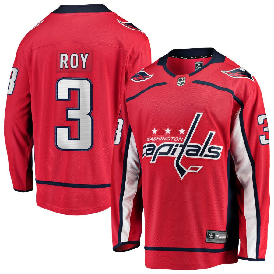 Matt Roy Washington Capitals 2025 Home Jersey - Red 1 Matt Roy Washington Capitals 2025 Home Jersey - Red
