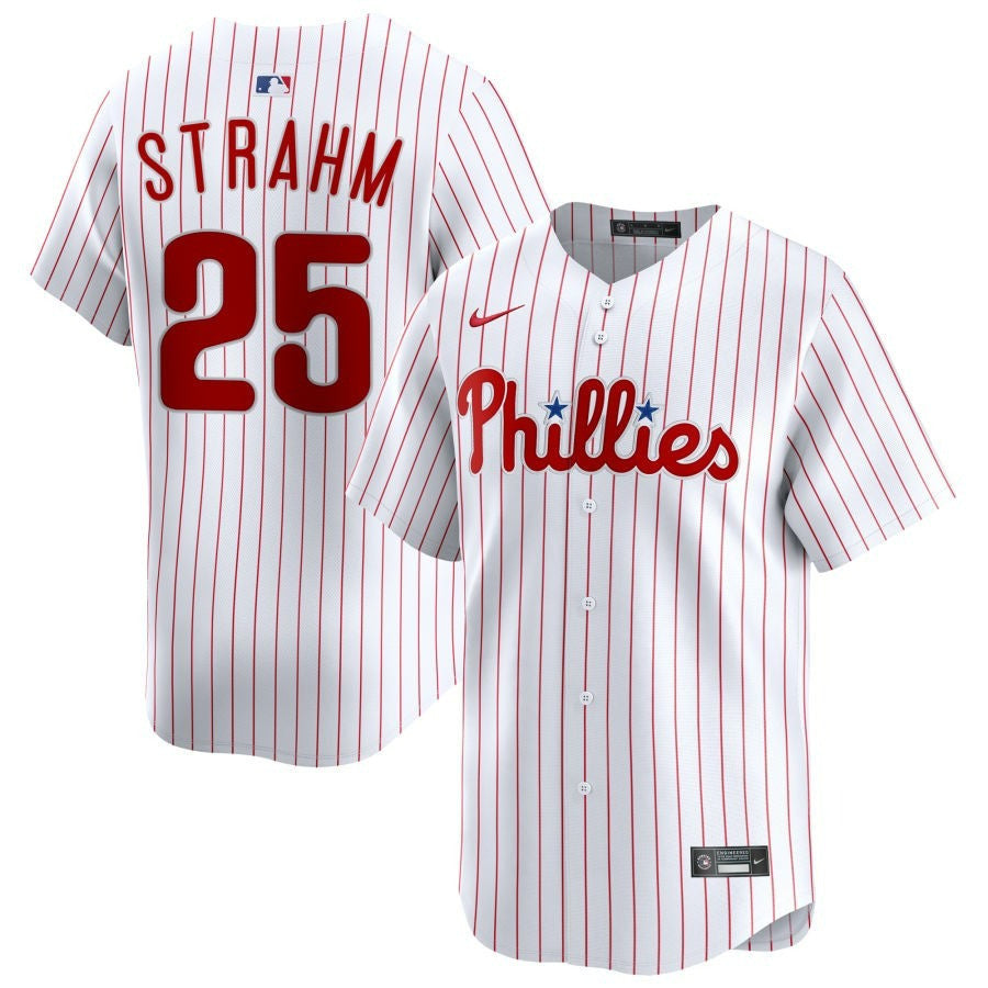 Matt Strahm Philadelphia Phillies 2025 Home Limited Jersey - White