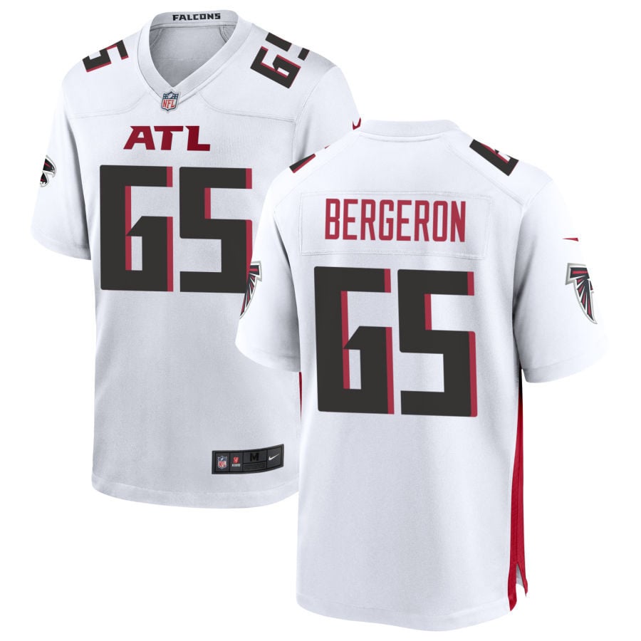 Matthew Bergeron Atlanta Falcons 2025 Game Jersey - White