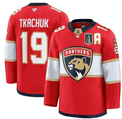 Matthew Tkachuk Florida Panthers 2025 Stanley Cup Finals Home Jersey - Red 1 Matthew Tkachuk Florida Panthers 2025 Stanley Cup Finals Home Jersey - Red