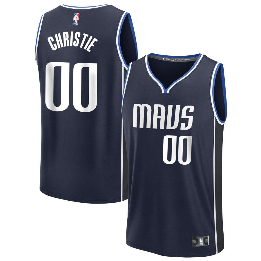 Max Christie Dallas Mavericks 2025 Statement Edition Fast Break Jersey - Navy 1 Max Christie Dallas Mavericks 2025 Statement Edition Fast Break Jersey - Navy