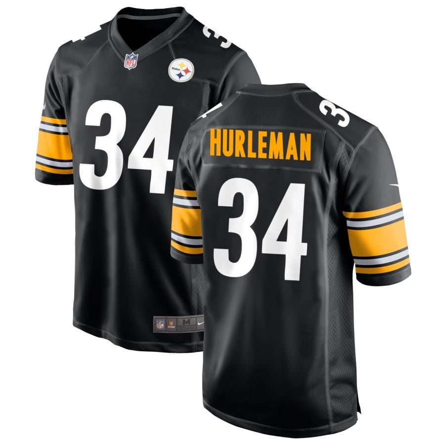 Max Hurleman Pittsburgh Steelers 2025 Game Jersey - Black