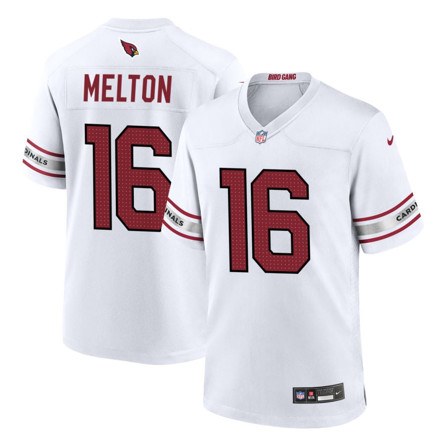 Max Melton Arizona Cardinals 2025 Game Jersey - White