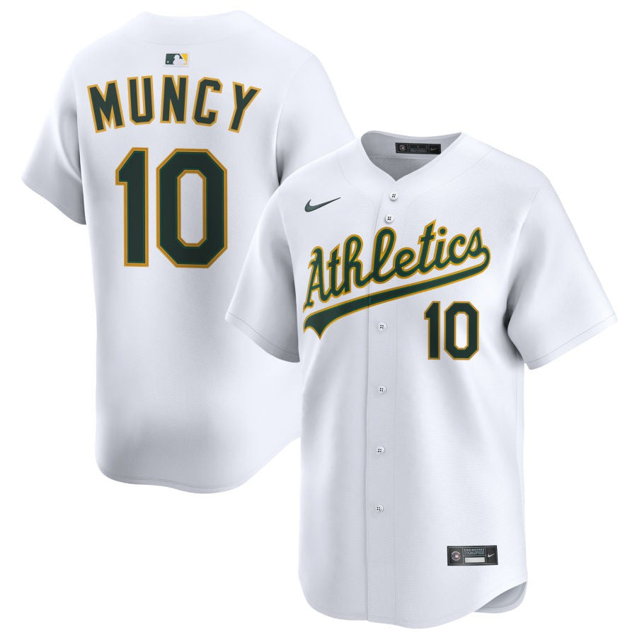 Max Muncy Athletics 2025 Home Limited Jersey - White