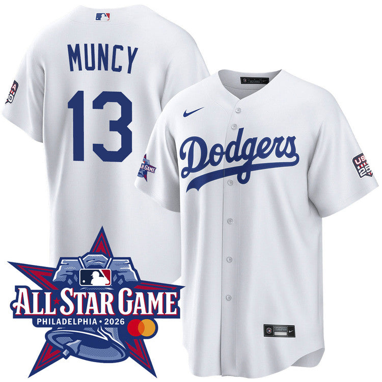Max Muncy Los Angeles Dodgers 2026 All-Star Game Home Jersey - White
