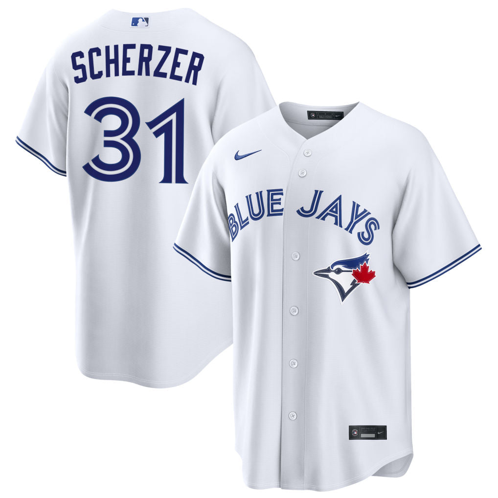 Max Scherzer Toronto Blue Jays 2026 Home Jersey - White