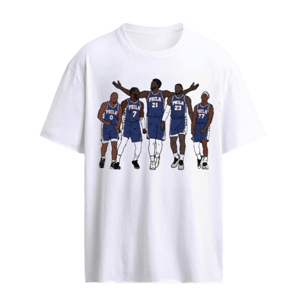 Maxey JB Embiid Bron & VJ Graphic T-Shirt
