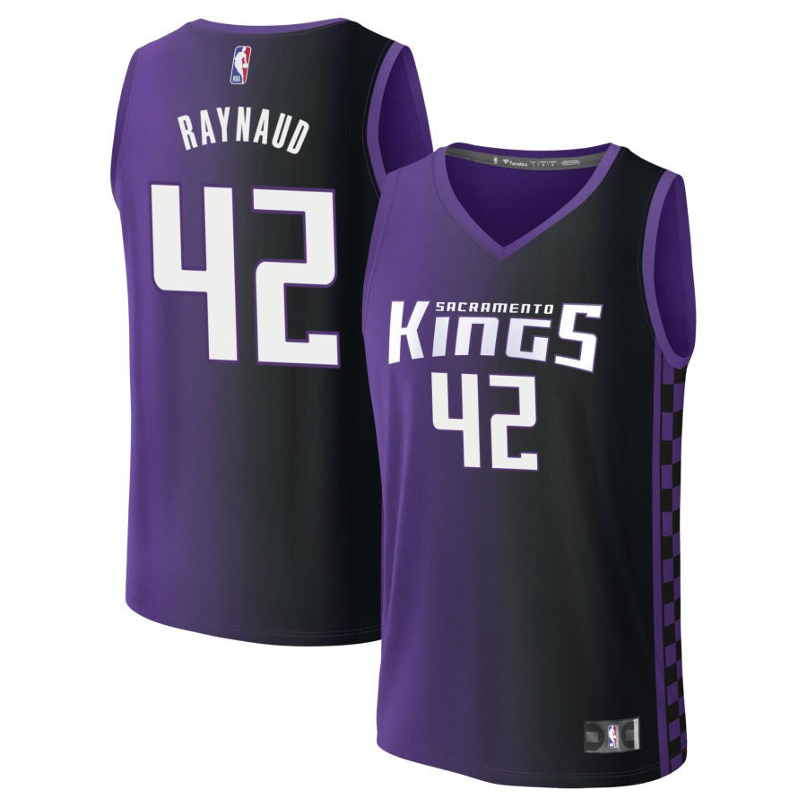Maxime Raynaud Sacramento Kings 2025 Statement Edition Fast Break Jersey - Purple