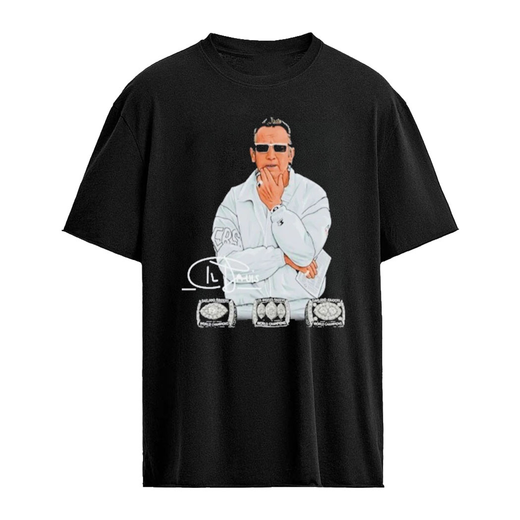 Maxx Crosby rocking Al Davis Rings World Champion Shirt
