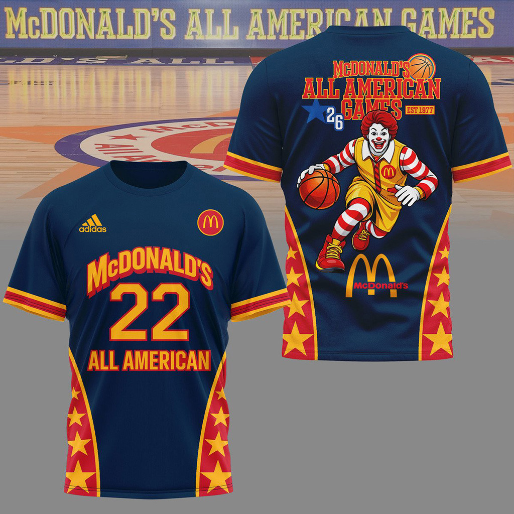 McDonald's All American Games Ronald McDonald 2026 T-Shirt Gifts For Fans