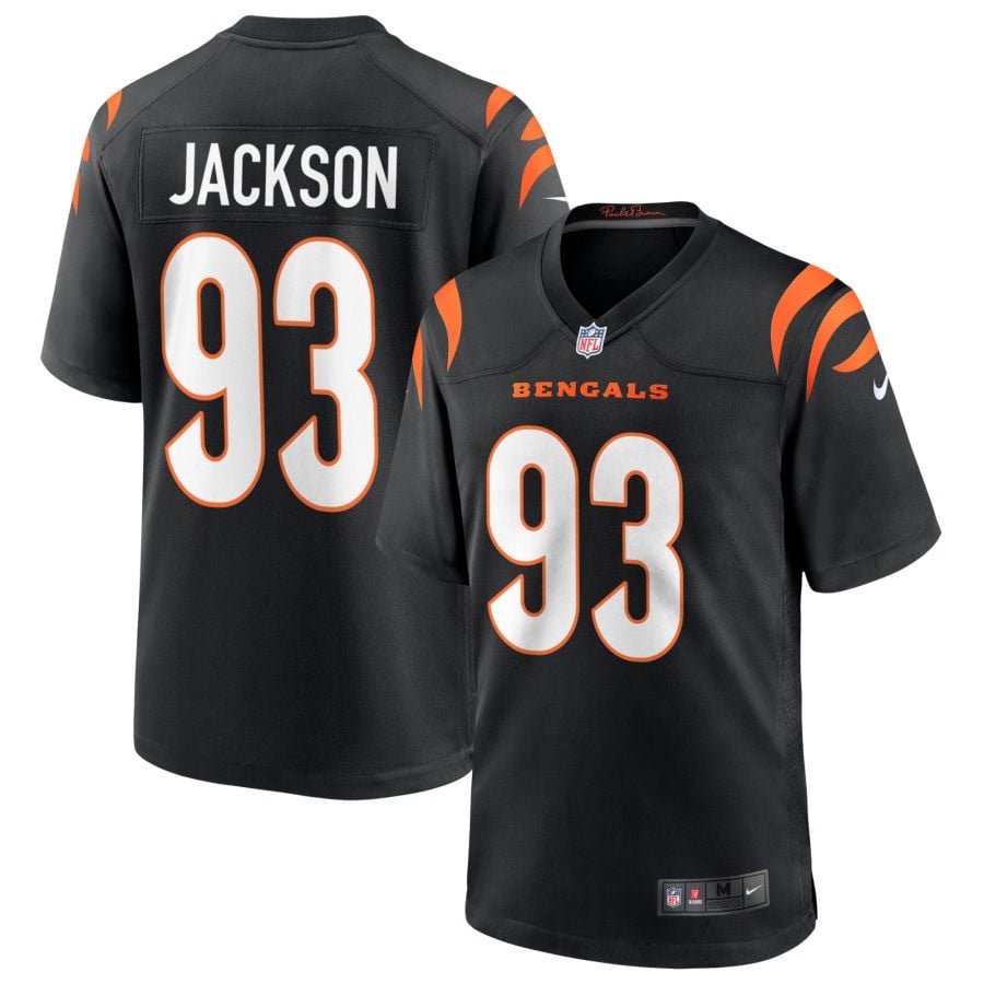 McKinnley Jackson Cincinnati Bengals 2025 Game Jersey - Black
