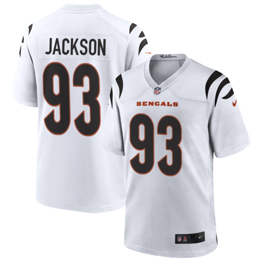 McKinnley Jackson Cincinnati Bengals 2025 Game Jersey - White