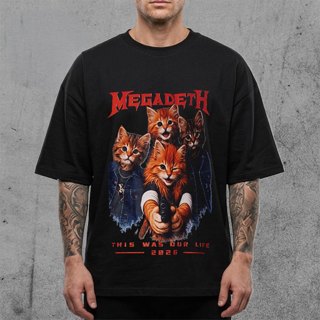 Megadeth Bootleg Report Mexico City May 10 11 2026 This Was Our Life T-Shirt Megadeth Merch