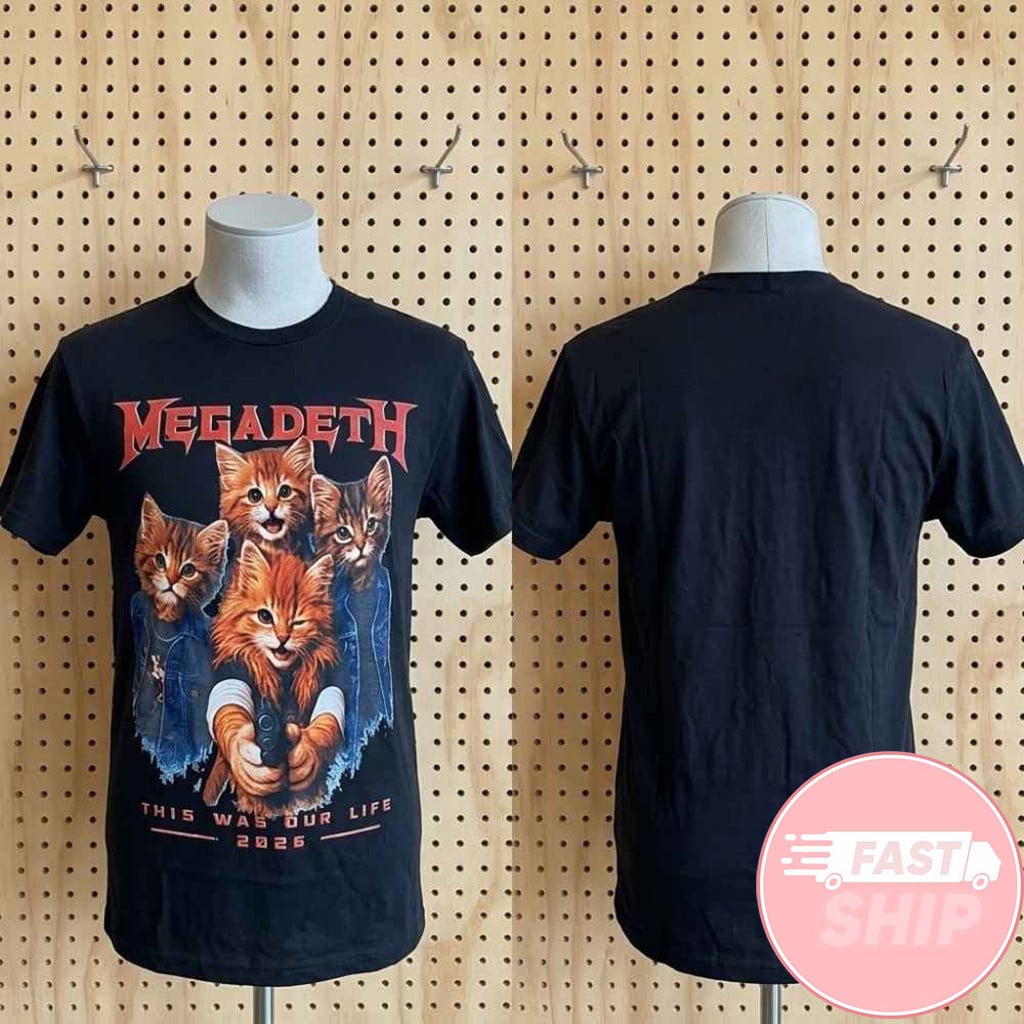 Megadeth This Was Our Life Mexico City Concerts On May 10 11 2026 T-Shirt Megadeth Merch Gifts