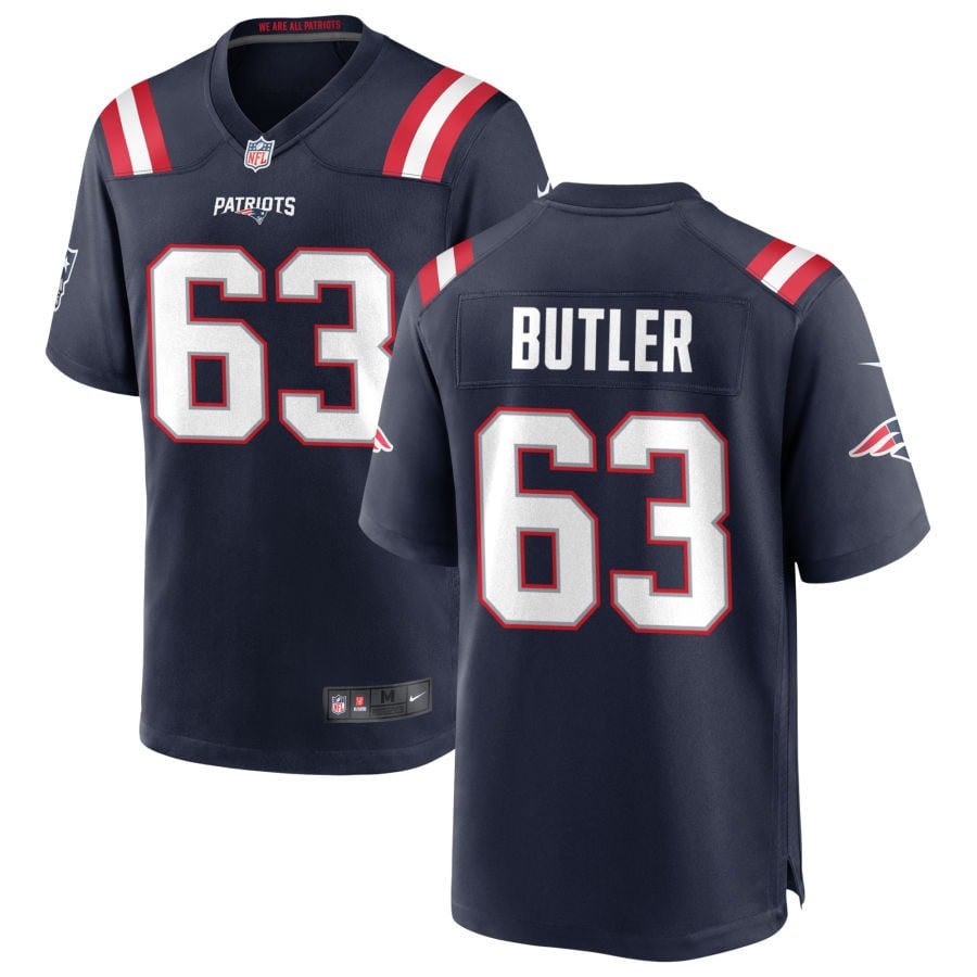 Mehki Butler New England Patriots 2025 Game Jersey - Navy
