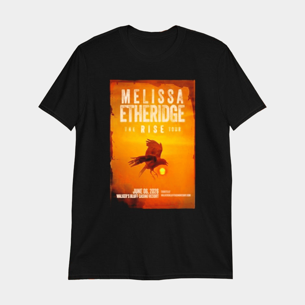 Melissa Etheridge The Rise June 2026 Tour T-Shirt Fan Merch Gifts For Son